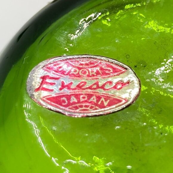 Lot 5 Enesco Japan Imports Miniature 3.5" Pitchers Applied Handle Jewel Tones - Picture 5 of 16